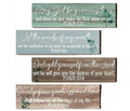 JUNJI Wall Decor Wood Craft Home Art Wooden Wall Signs Family Plaque Wood Sign Home Wall Decoration