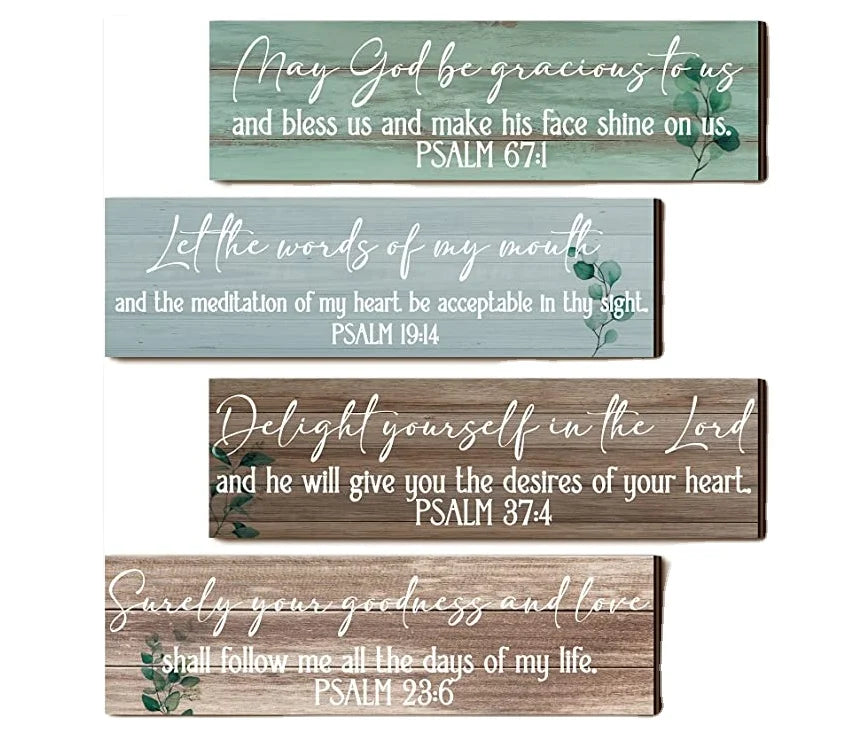 JUNJI Wall Decor Wood Craft Home Art Wooden Wall Signs Family Plaque Wood Sign Home Wall Decoration