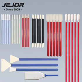 Foam/Polyester Lint Free Small Pointed Tips Cleanroom Swab Stick for Electrical Industrial Printer Painting Gun Optics Lens