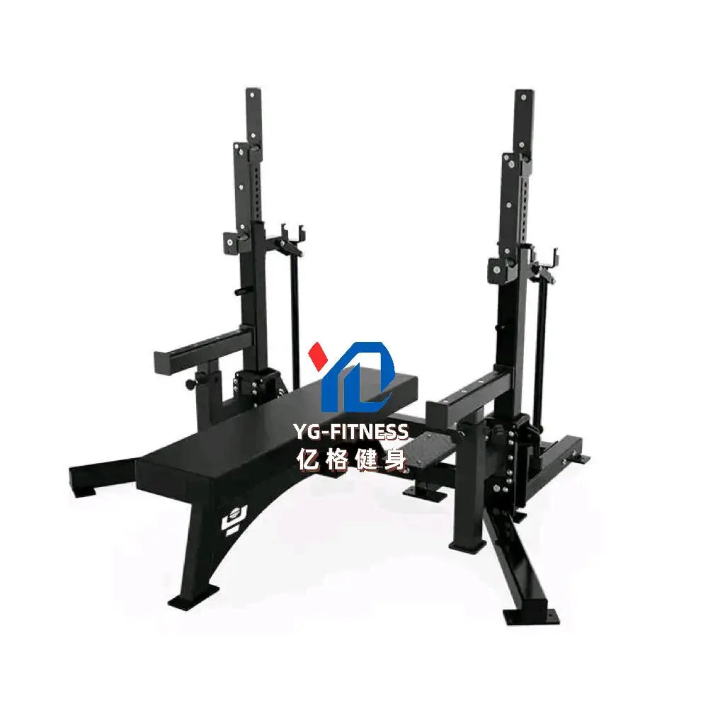 Powerlifting Bench Combo Rack PD Squat Steering Fitness Multifunction Gym Rack Steel Construction for Competition-Level Training