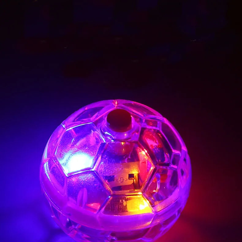 Pet Glowing Cat Ball Transparent Teaser Interactive Cat Ball 360Â° Rotating Roll Pet Cat Supplies