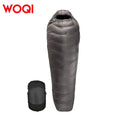 WOQI Waterproof Outdoor Winter Camping Sleeping Bag Lightweight and Portable Mummy Adult Down Sleeping Bag