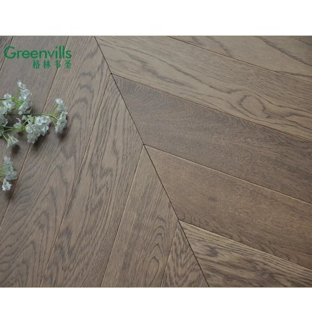 Hot!100% European White Oak Engineered Wood Flooring Chevron Oak Engineered+flooring/parquet Flooring