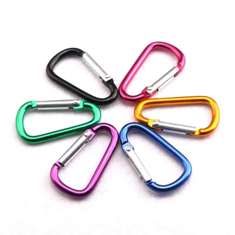 Aluminum Alloy Mini Small Carabiner Hook D-Shaped Quick Hanging Buckle Carabiner Custom for Bag