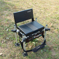 Selco High Quality Portable and Durable Aluminum Fishing Feeder Seat Box with Backrest