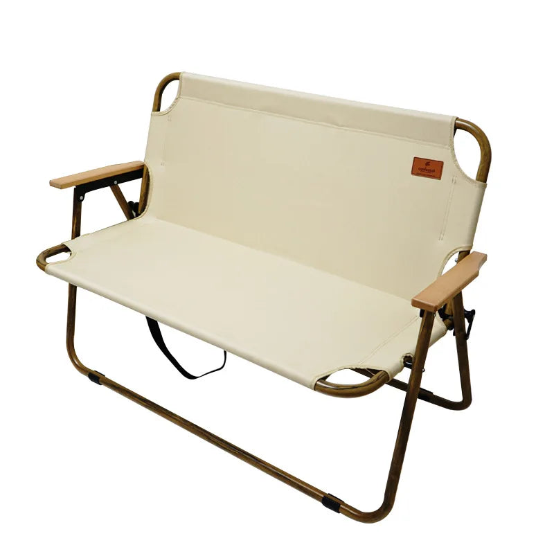 2025 Beach Folding Camping Chair Double Seats Garden Bench Portable Outdoor Camping Chair
