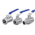 Female Male Thread Two Way High Pressure SS304 SS316 Stainless Steel Industrial Ball Valve Handle Valve for air Media OEM Custom