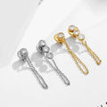 Gold Luxury Earring for Women Drop Dangle Boho Earrings Fine Jewelry 2025 Wholesale Zircon Diamond Earrings Good Quality