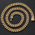 Drop Shipping Moissanite Jewelry 8mm Silver 925 Chain Necklace Iced Out VVS Moissanite Cuban Link Chain