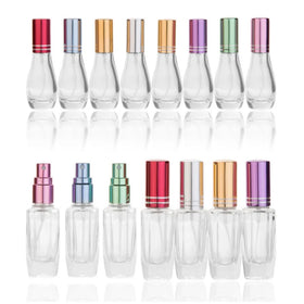 High Quality in Stock Luxury Small 10ml 12ml Special Shape Bottle Clear Perfume Bottle Container Bottles