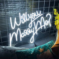 SZ Wedding Props LED Light Party Decor Lights Custom Neon Sign Decoration Acrylic Signs Hanging Led Neon Marry Me Lights