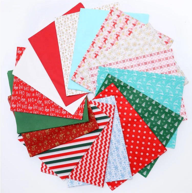 Custom Christmas Floral Pattern Tissue Wrapping Paper Rolls Coated Pulp Waxed Anti-Curl CE ISO Certified Chemical-Resistant Gift
