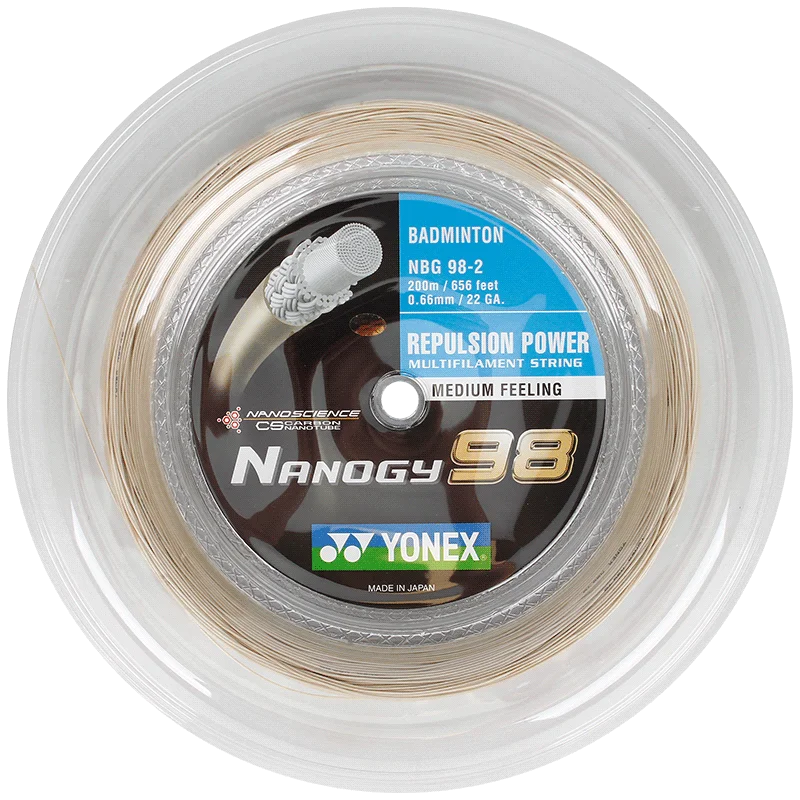 Yonex Badminton Racquet String NANOGY 98 200M