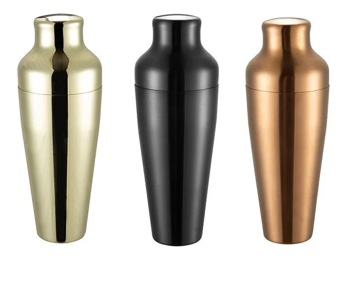 Custom 2-Piece Stainless Steel Cocktail Shaker for Martini Drinks 550ml Capacity Food Safe