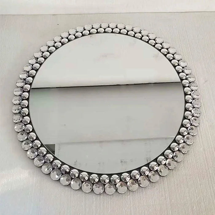 70cm Custom Simple Round Wall Mirror for Bedroom Bathroom Mirror Decor Home Wall Hanging Mirror