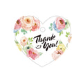 Custom Print Kraft Paper Flower Thank You Gifts Backing Package Tags Label