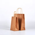 Senang 28*28*15cmFactory Sale Custom Printed Your Own Logo White Brown Kraft Paper Bag Cheap Price Shopping Gift Bag