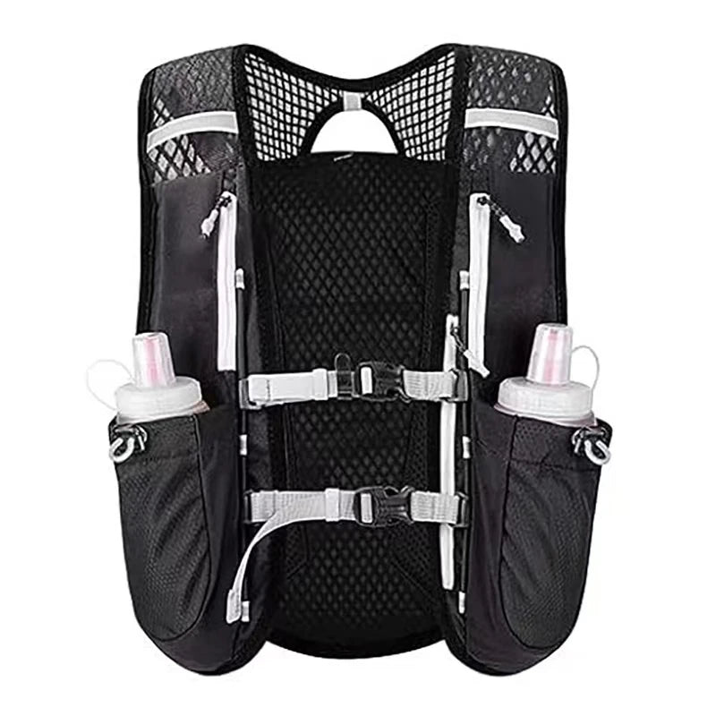 LOW MOQ Factory Custom Men Women 5L Outdoor Lightweight Hydration Pack Backpack Trail Running Vest for Cycling Hiking Marathon