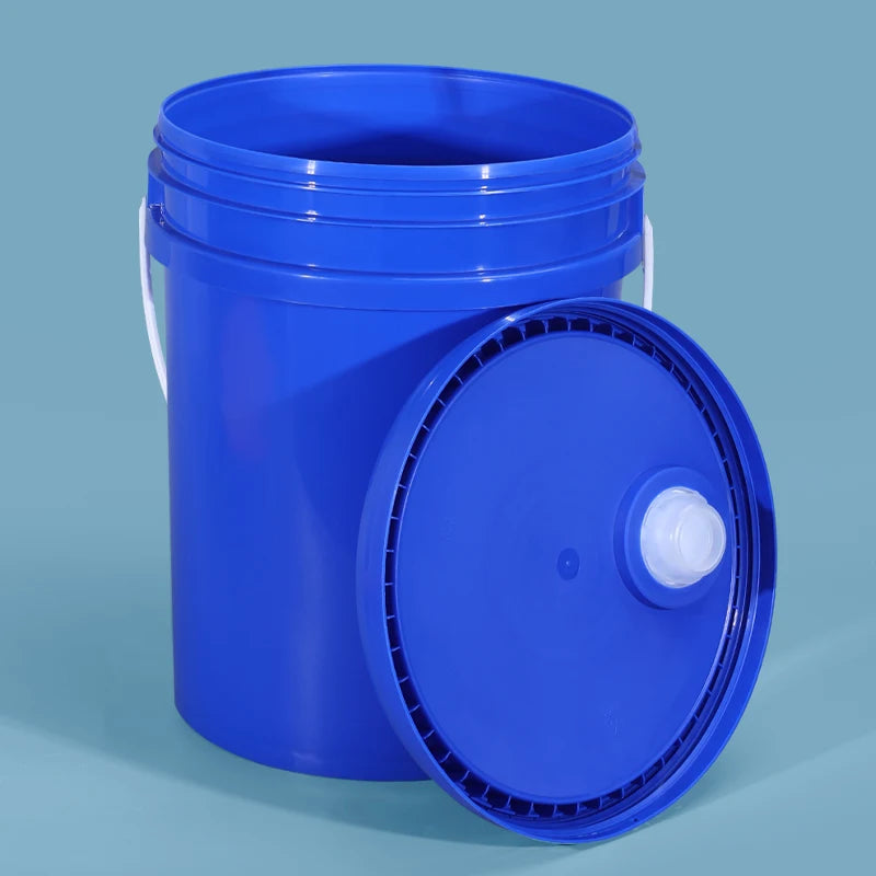 Print 20L Plastic Bucket Leakproof Pail Nozzle Spout Cover for Lubricant Water