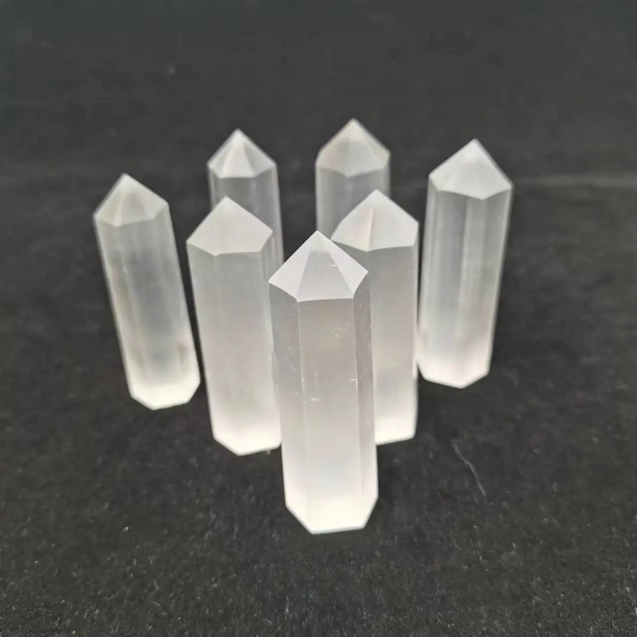 High Quality Crystal Spiritual Healing Products Stone Selenite Point Wand Tower for Meditation