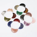 Wholesale Natural Crystal Crafts Moon Shape Crystal Crescent Moon Ornament for Gifts