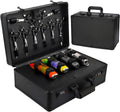 Luxury Portable Double Layer Barber Travel Case Professional Carrying Supplies with OEM & ODM Customization Support