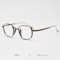 Korea Style Small Round Titanium Glasses Frame Men Women Fashion  Ultralight Optical Eyeglasses Prescription Spectacle