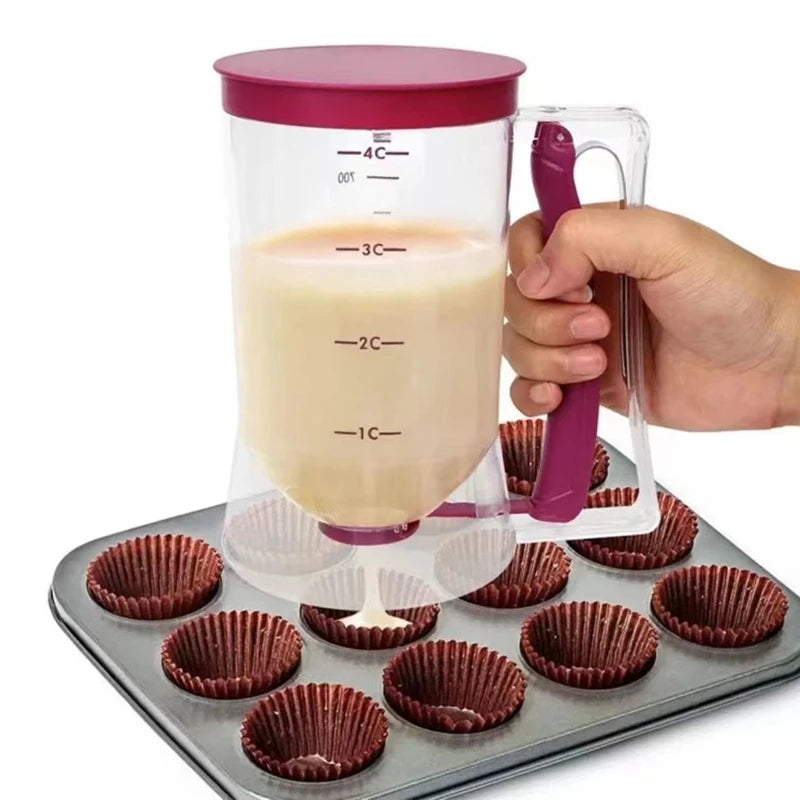 Plastic Pancake Cupcake Waffle Batter Dispenser Bakeware Kitchen Accessories Cooking Baking Tools Life Easy