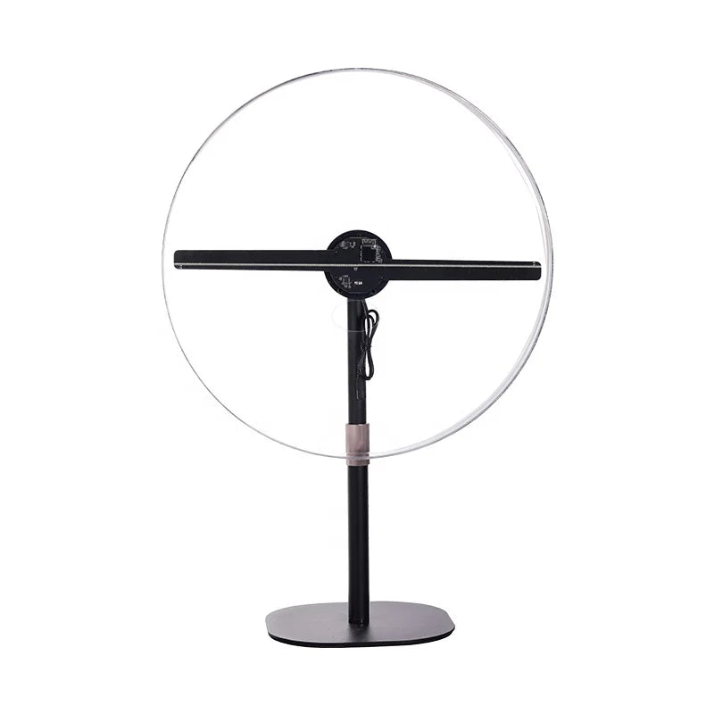 3D Hologram Fan Round Desktop Stand Full HD LED Display Screen Transparent Screens Advertising Digital Signage Display Panel