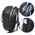 Wholesale Logo Custom Durable Business Travel Waterproof Oxford  15.6 Inch Student Laptop Backpack with Shoes Compartment