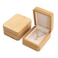 Wholesale Custom Bamboo Wood Jewelry Boxes Buddha Wooden Beads Pendant Necklace Packaging Gift Box for Ornaments