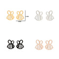 SC Wholesale Animals Stud Earrings Stainless Steel Dog Earrings Stainless Steel Dog Cat Owl Stud Earrings for Women