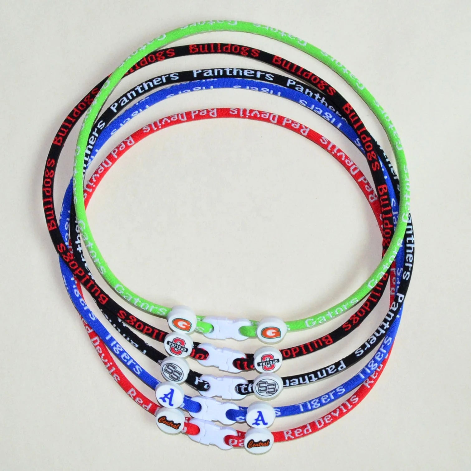 3 Strands Baseball Braided Necklaces for Boys Tornad Braided Rope Necklace