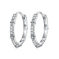 925 Sterling Silver Star Zircon Ear Clips Simple Shiny Cubic Zirconium Women's Fine Jewelry Fashion Ear Buckles BSE678
