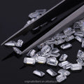 Calibrated Diamond 0.08ct to 0.7ct Emerald Cut Melee Lab Created Stone DEF Loose HPHT Lab Grown Diamond