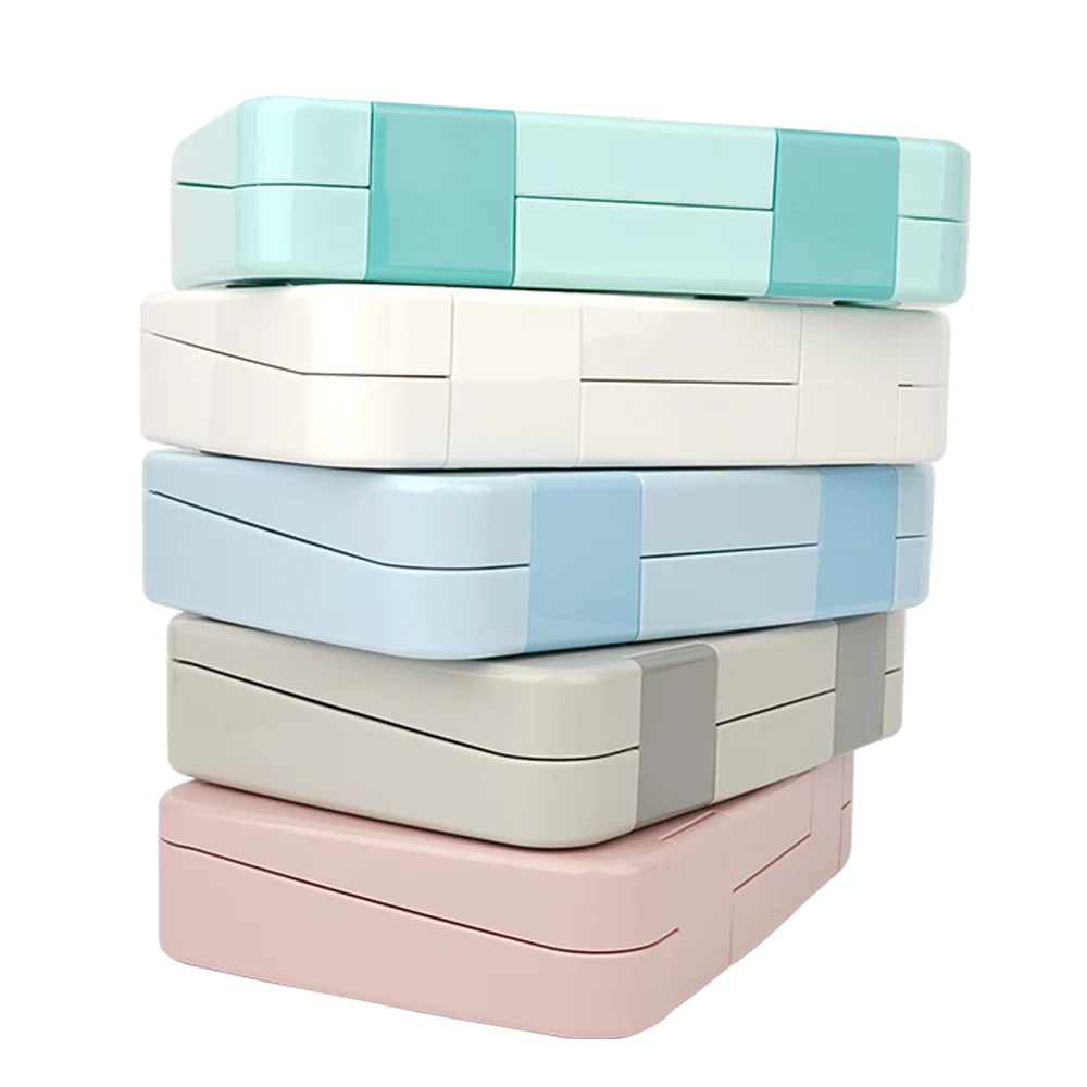 2025 New BPA-Free Kids Bento Lunch Box 4-6 Compartment Snack Bins Leak-Proof Bentos for School Outdoor Custom Cutesy Bentos for