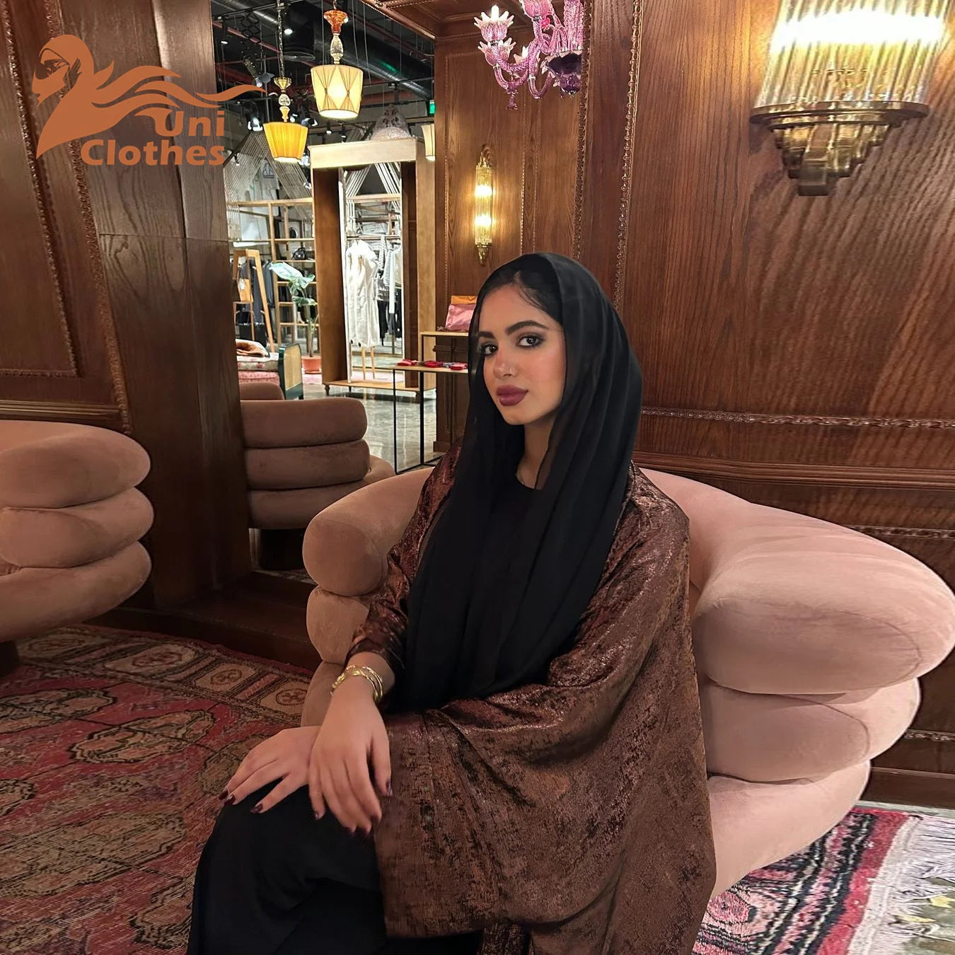 Muslim 2024 New Eid Dresses Solid Shiny Satin Batwing Sleeve Modest Kebaya Turkish African Women Abayas Saudi Clothing