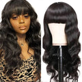 Long Size Glueless None Lace Ready to Ship Blonde Remy Human Hair Kinky Curly Bob Wig With Bang for Black Women