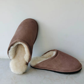 Factory Price Real Shearling Fur Warm Breathable Slipper Cow Split Leather Sheepskin EVA Outsole Autumn Winter Home for