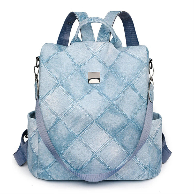Wholesale Mini Classic Black Ladies Backpack Custom Logo PU Leather with Zipper Closure Polyester Lining