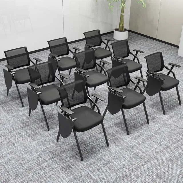 Modern Style Metal Frame Folding Chair for School Banquets Weddings Conferences & Classrooms Tablet Accessible Writing Chair