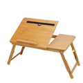 Mesa Plegable Bamboo Foldable Laptop Table Desk Adjustable Bed Tray Wooden Folding Laptop Table for Bed