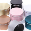 Luxury Metal Cookie Cake Tea Gift Containers Packaging Canister Tins Box Jars With Window Lid