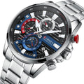 2025 CURREN 8415 Quartz Watch New Sports Stainless Steel Strap with Luminous Pointer for Men Relogio Masculino Business Watch