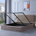 Wholesale Bedroom Furniture Leather Kids Bed Frame Metal Factory Double Queen Upholstered Beds