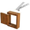 Stainless Steel Pivot Hinge 360 Degree Rotation Hidden Door Hinge for Cabinet Cupboard Door (Large)