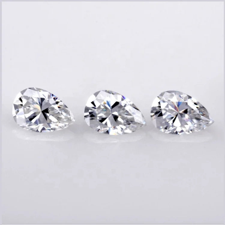 Loose Moissanite Diamond Gems White DEF VVS 6x9mm 1.5ct GRA Moissanite Diamond for Women Rings