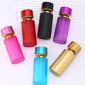 Custom Luxury 50ml Cylinder Parfum Packaging Empty Bottle Screw Neck Colorful Perfume Glass Bottle