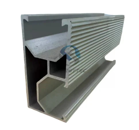 High Strength Anodized Aluminum Solar Mounting Rail for Framed PV Modules System