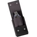 Custom PU Leather Watch Pouch Portable Travel Watch Cases Double Watch Holder Organizer
